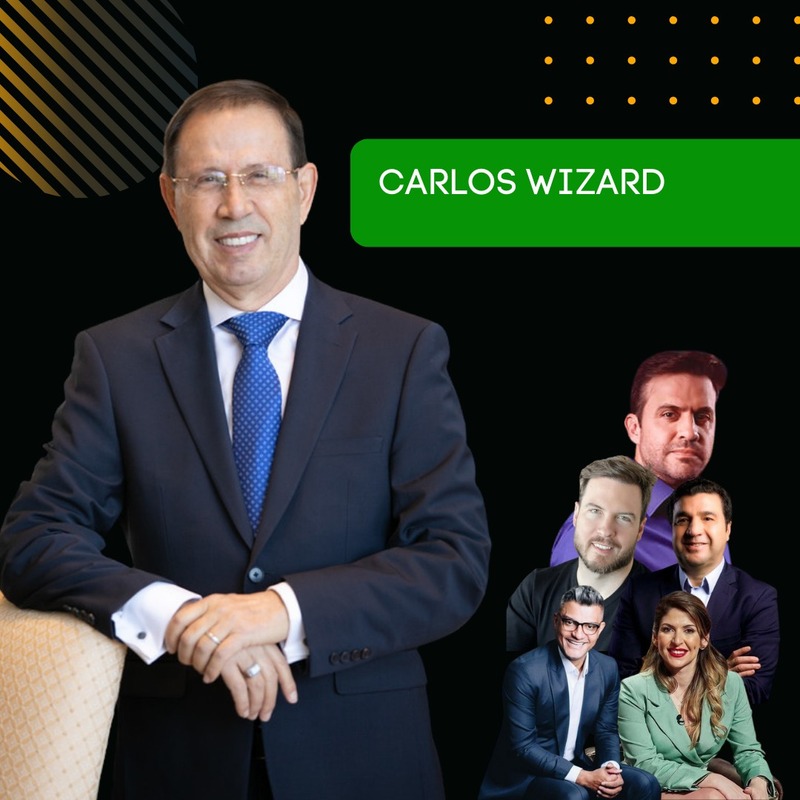 Arte de encontro empresarial com Carlos Wizard