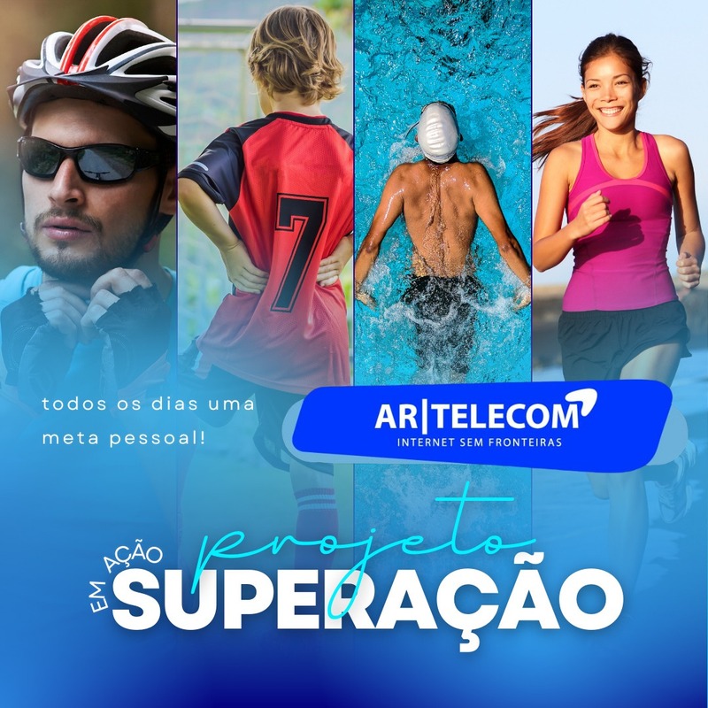 Arte da ação Projeto Superação da Ari Telecom