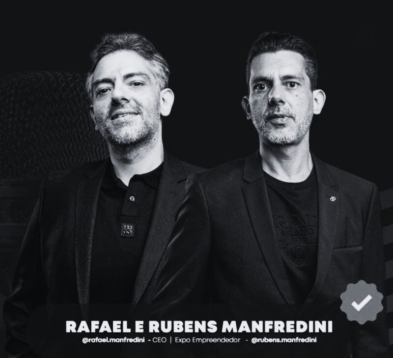 Foto de Rafael e Rubens Manfredini